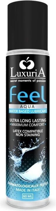 Produktbild Luxuria Intimateline Feel Aqua Intimschmiermittel auf Wasserbasis für die vaginale Anwendung (60 ml)
