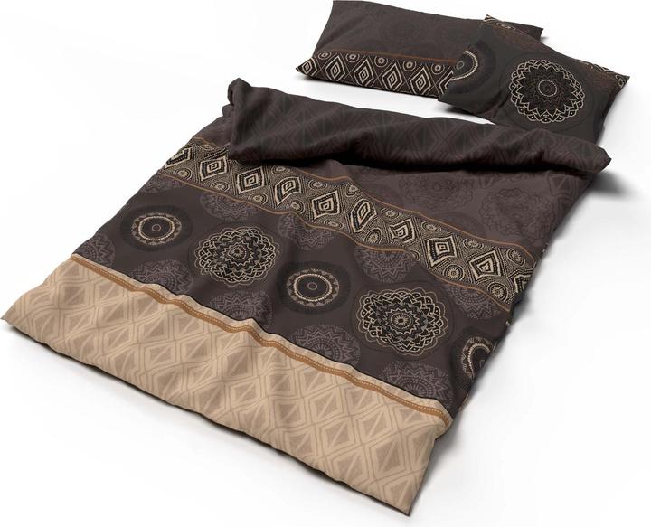Image du produit Lotus Bettwaren Literie Satin Desert (Housse de couette, 160 x 240 cm)