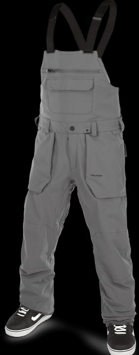 Image du produit Volcom Snowboard Men's Roan BIB Overall - Dark Grey-S (S)