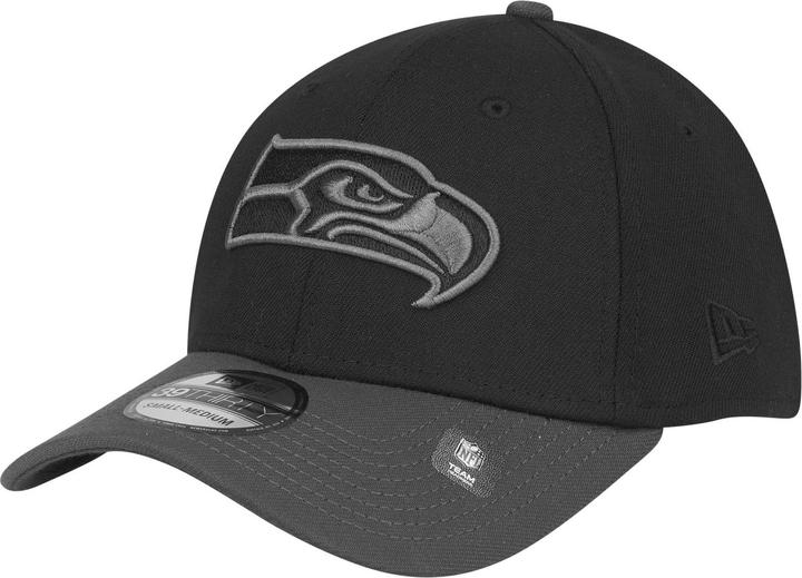 Produktbild New Era 39Thirty Stretch Cap - Seattle Seahawks schwarz - S/ (S/M)