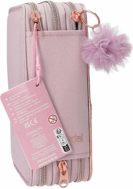 Actual product image Magni DEPESCHE TOPModel Federtasche 3fach VIVA VIOLET gefüllt
