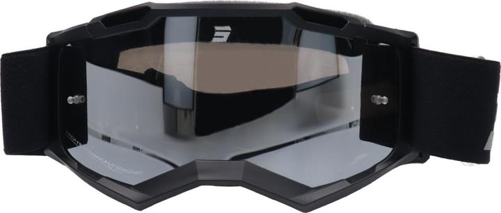 Actual product image Shot IRIS 2.0 TECH Brille matt schwarz-Glas silber versp. (Matt black)