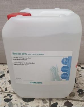 Immagine prodotto B.Braun B. BRAUN Etanolo 80% Glicerina 1% Tanica 5 lt (5000 ml)
