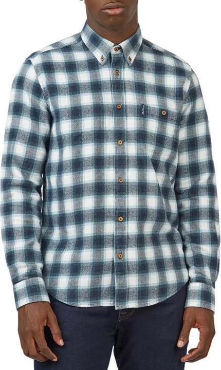 Actual product image Ben Sherman shirt ben sheran brushed obre check (M)