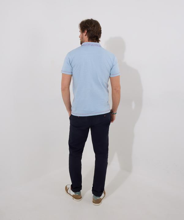 Actual product image Joe Browns Floral Trim Polo Shirt (XXL)
