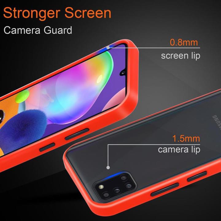 Actual product image Cadorabo Hybrid Matt Cover (Samsung Galaxy A31)
