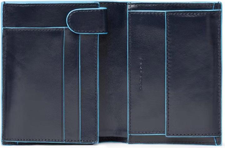 Actual product image Piquadro Black Square - portrait wallet with hard cash pocket