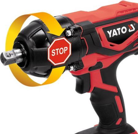 Actual product image Yato impact wrench YT-82804 18V 1/2 300Nm 1x2,0Ah LI-ION (Rechargeable battery operated)