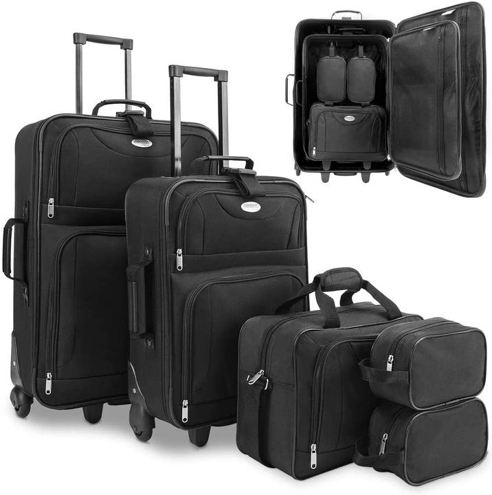 Monzana Kofferset (60 l, Handgepäck (bis 50l), M (50 - 90l), L (90 - 115l))