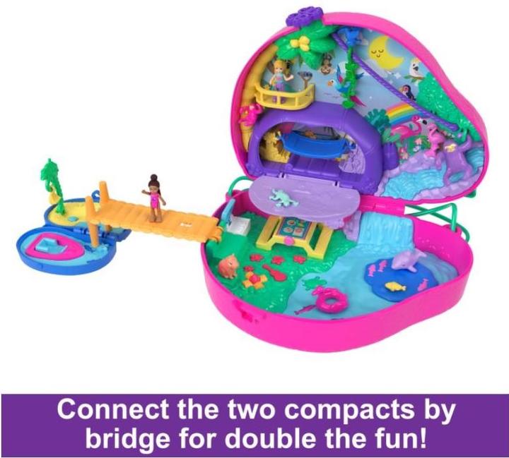 Image du produit Polly Pocket Sloth Family 2-in-1 Purse Compact