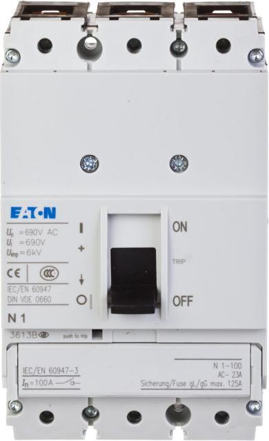 Produktbild Eaton Lasttrennschalter 3p. 100A BG1 N1-100 (259144)