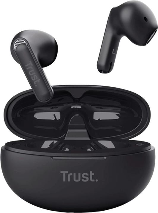 Image du produit Trust Yavi Bt Enc Earphones Noir (ANC, 23 h, Sans fil)