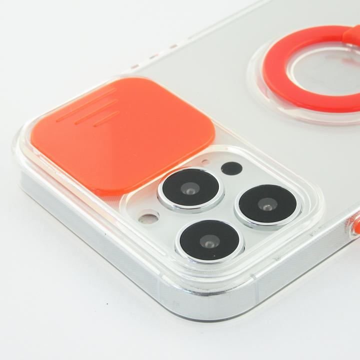 Produktbild PhoneLook Hülle mit Kamera-Slider und Ring (Apple iPhone 13 Pro Max)