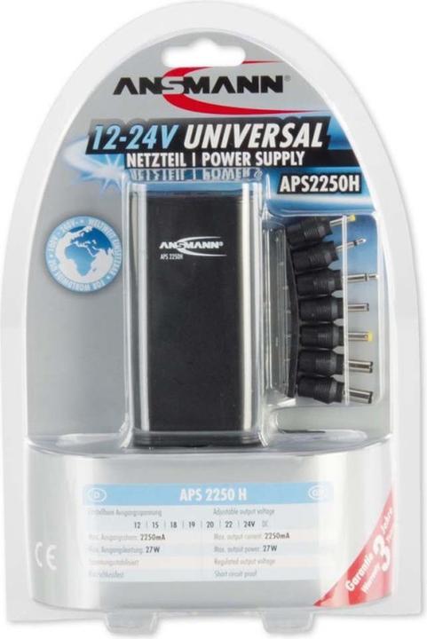 Actual product image Ansmann APS 2250 H Traveller NEW max. 27 W (27 W)