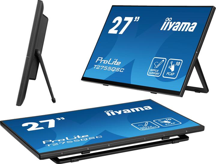 Produktbild iiyama 27" IPS Bonded PCAP 10P Touch, MPP2.0 (a (2560 x 1440 Pixel, 27")