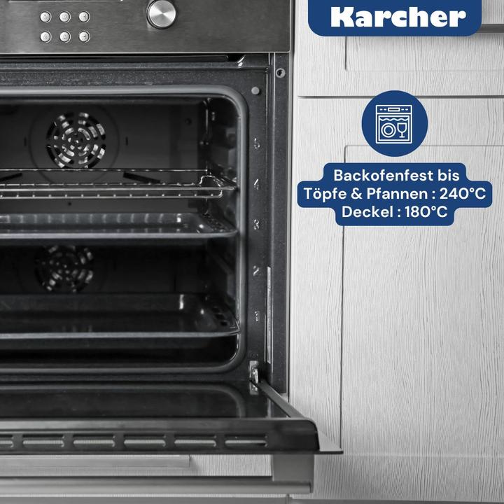 Image du produit Karcher Jette (Ensemble de casseroles et de poêles de cuisson, Acier inoxydable)