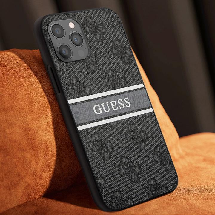 Actual product image Guess Hard Cover 4G Printed Stripe (Apple iPhone 12 Pro Max)