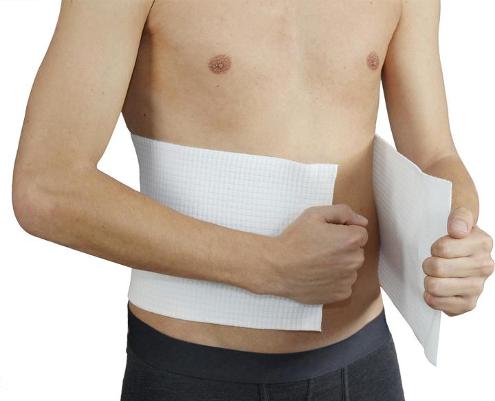 Actual product image Hydas Back support belt "Standard", white (One size)