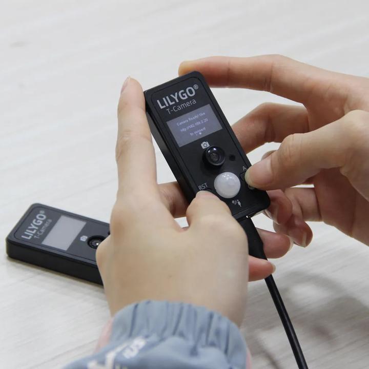 Actual product image Lilygo T-Camera S3 OV2640 with housing