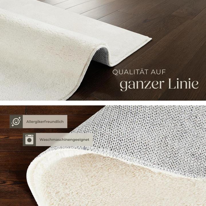 Produktbild tectake Kurzflorteppich Soft Zone (60 x 110 cm)