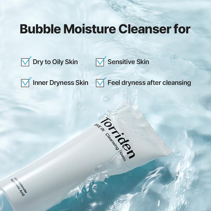 Produktbild Torriden DIVE-IN Low Molecular Hyaluronic Acid Cleansing Foam (Schaum, 150 ml)