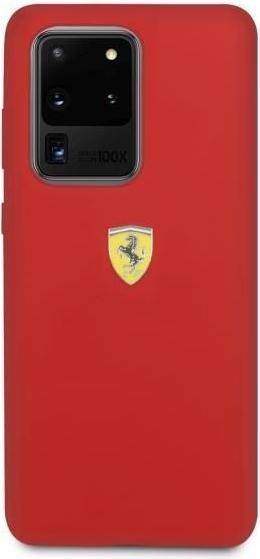 Produktbild Ferrari Hardcase FESSIHCS69RE S20 Ultra G988 czerwony/red Silicone (Samsung Galaxy S20 Ultra)