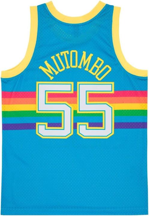 Produktbild Mitchell & Ness Swingman Jersey Denver Nuggets TROPICAL Dikembe Mutombo - M (M)