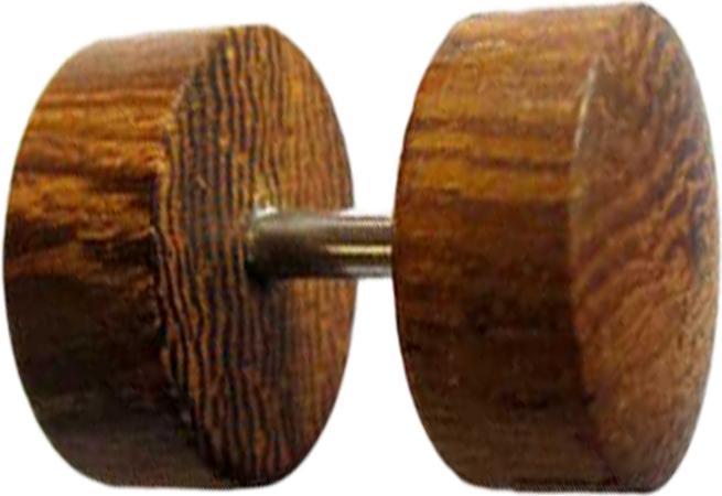 Immagine prodotto Star Piercing Fake Plug aus Rebhuhnholz (Organico, senza ottone)