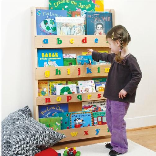 Actual product image Tidy Books Children's bookshelf with small letters nature