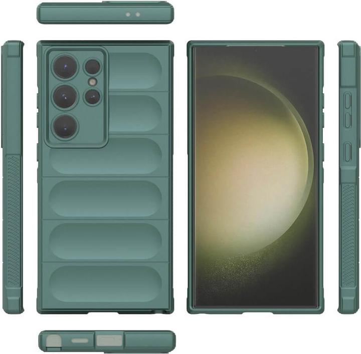 Image du produit Cover-Discount Couverture de protection Rugged verte (Samsung Galaxy S24 Ultra)