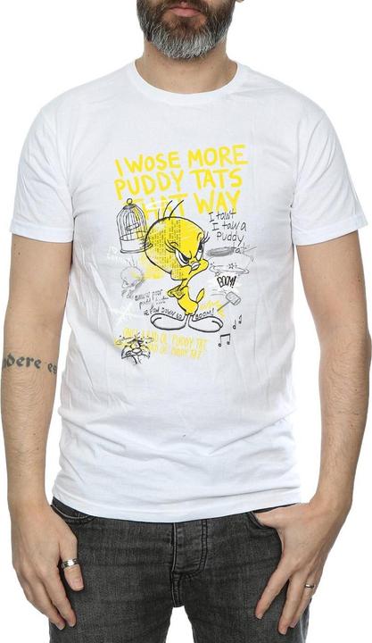 Immagine prodotto Looney Tunes More Puddy Tats Maglietta Titti Uomo (S)