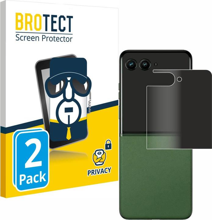 Image du produit BROTECT Film anti-regards Anti-Spy Privacy Film de protection contre la lumière bleue (2 pièce(s), Motorola Edge 50 Ultra)