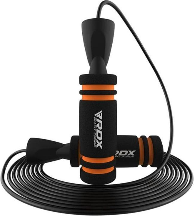 Actual product image Rdx Skipping Rope With Weight X2 Orange-10.3Ft (15756) (304 cm)