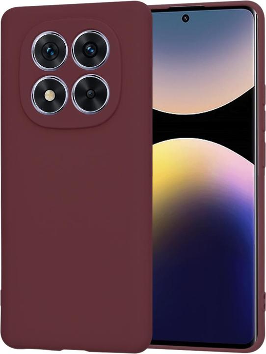 Actual product image Techsuit - SoftFlex - Xiaomi Redmi Note 14 Pro 5G / Poco X7 - Plum Red (Xiaomi Redmi Note 14 Pro 5G, Xiaomi Poco X7 Pro)
