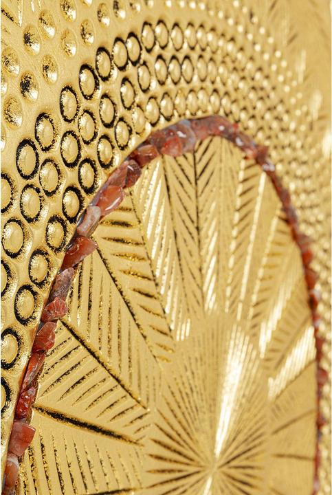 Actual product image Kare Design Object painting Art Geometric Circle Gold 120x120cm (120 x 120 cm)