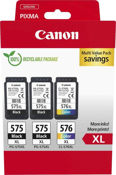 Produktbild Canon PG-575XLx2/CL-576XL (M, BK, C, Y)