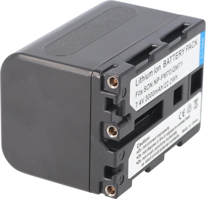 Image du produit AccuCell Batterie Sony NP-FM70, CCD-TRV, Sony DCR-DVD (Batterie)