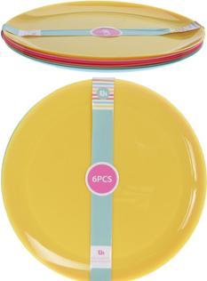 Actual product image Excellent Houseware Plate set 6 pieces 21 cm