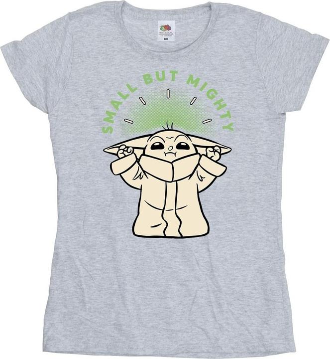 Immagine prodotto Star Wars The Mandalorian Small But Mighty Grogu Maglietta Donna (M)