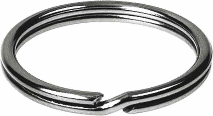 Produktbild HSI SB Schlüsselringe 20mm Stahl vernickelt, Inhalt: 5 Stück