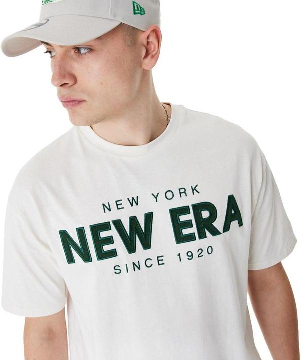 Produktbild New Era Oversized Shirt - BRAND LOGO off white - S (S)