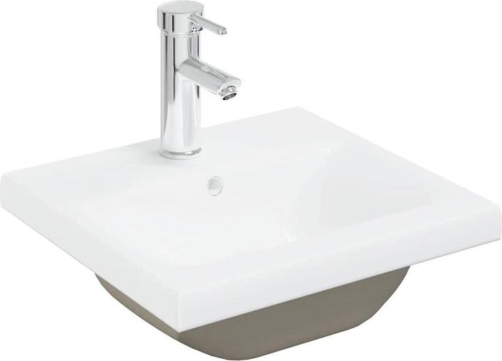 Produktbild VidaXL Waschbeckenunterschrank mit Einbaubecken und Wasserhahn Bad Waschtisch