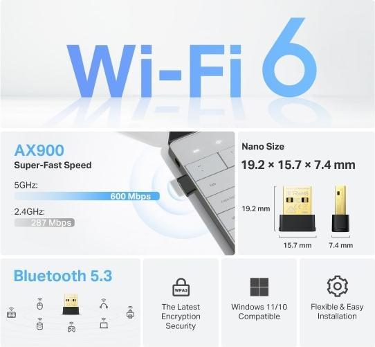 Produktbild TP-Link Karta sieciowa Archer TX10UB Nano