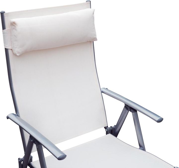 Image du produit Outsunny Chaise longue de jardin avec coussin (180 cm)