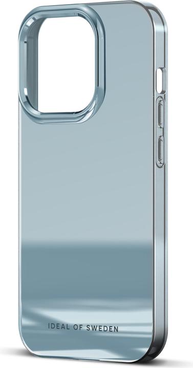 iDeal Of Sweden Étui transparent pour iPhone 15 Pro, miroir bleu ciel (Apple iPhone 15 Pro)