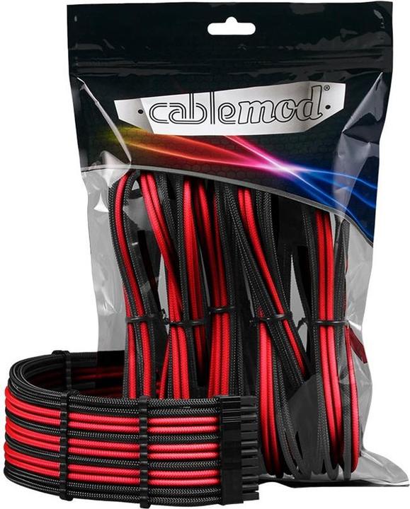 Produktbild CableMod Pro ModMesh 12VHPWR Cable Extension Kit - schwarz/rot