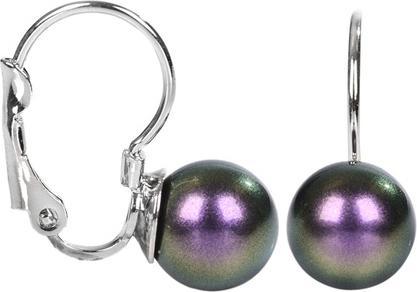 Produktbild Levien Charming earrings with Pearl Iridescent Purple flap