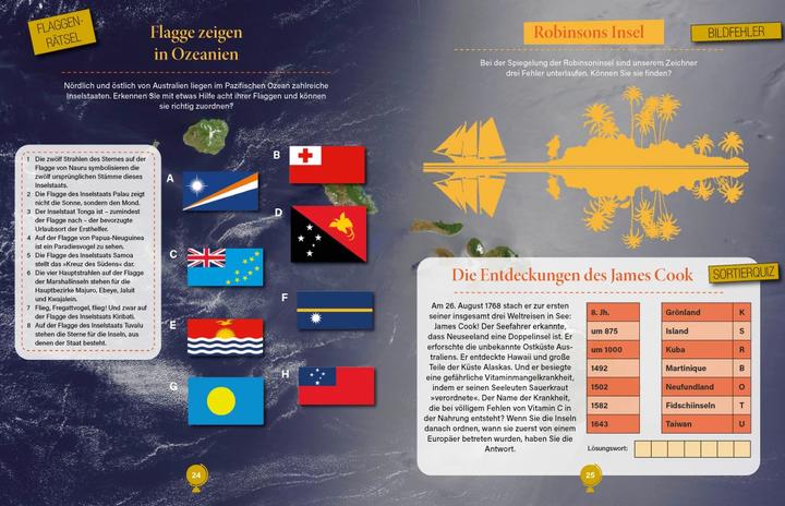 Image du produit Geografie Rätselbuch (Allemand, Philip Pine, 2023)