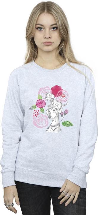 Immagine prodotto Disney 101 Dalmatians Flowers Felpa Donna (L)