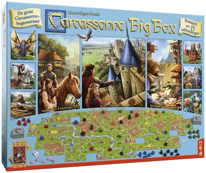 Actual product image 999Games Carcassonne Big Box 3 (Dutch)